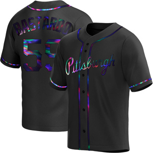 Men's Antonio Bastardo Pittsburgh Pirates Replica Black Holographic Alternate Jersey