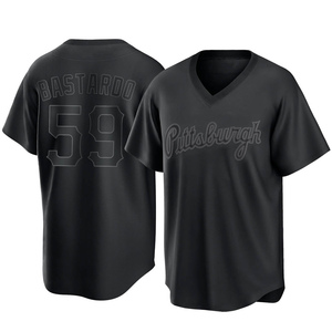 Men's Antonio Bastardo Pittsburgh Pirates Replica Black Pitch Fashion Jersey