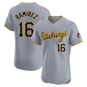 Men's Aramis Ramirez Pittsburgh Pirates Elite Gray Road Jersey