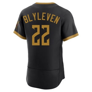 Men's Bert Blyleven Pittsburgh Pirates Authentic Black 2026 City Connect Stadium Jersey
