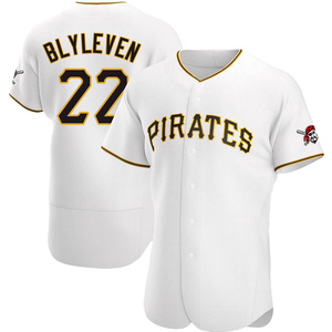 Men's Bert Blyleven Pittsburgh Pirates Authentic White Home Jersey