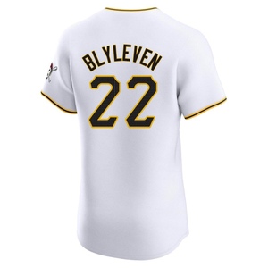 Men's Bert Blyleven Pittsburgh Pirates Elite White Home Jersey