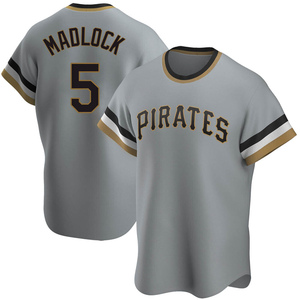 Men's Bill Madlock Pittsburgh Pirates Replica Gray Road Cooperstown Collection Jersey