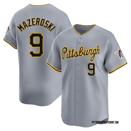 Men's Bill Mazeroski Pittsburgh Pirates Limited Gray Away Jersey