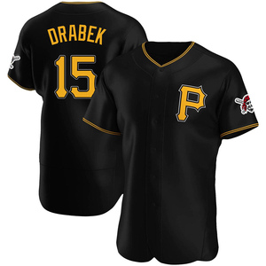 Men's Doug Drabek Pittsburgh Pirates Authentic Black Alternate Jersey