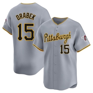 Men's Doug Drabek Pittsburgh Pirates Limited Gray Away Jersey