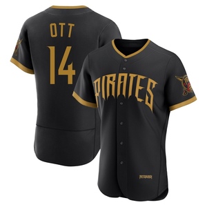 Men's Ed Ott Pittsburgh Pirates Authentic Black 2026 City Connect Stadium Jersey
