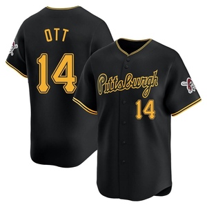 Men's Ed Ott Pittsburgh Pirates Limited Black Alternate Jersey