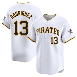Men's Endy Rodriguez Pittsburgh Pirates Limited White Home Jersey