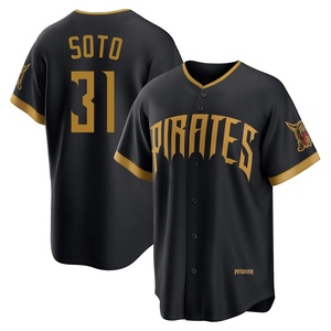 Men's Gregory Soto Pittsburgh Pirates Limited Black 2026 City Connect Stadium Jersey