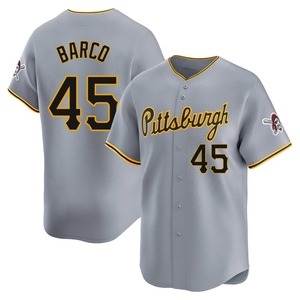 Men's Hunter Barco Pittsburgh Pirates Limited Gray Away Jersey