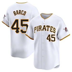 Men's Hunter Barco Pittsburgh Pirates Limited White Home Jersey