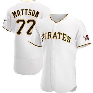 Men's Isaac Mattson Pittsburgh Pirates Authentic White Home Jersey