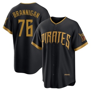 Men's Jack Brannigan Pittsburgh Pirates Limited Black 2026 City Connect Stadium Jersey