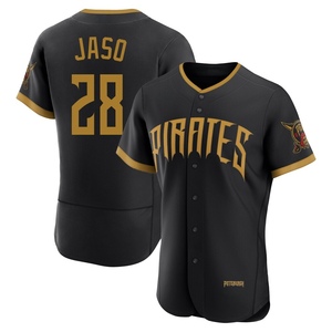 Men's John Jaso Pittsburgh Pirates Authentic Black 2026 City Connect Stadium Jersey