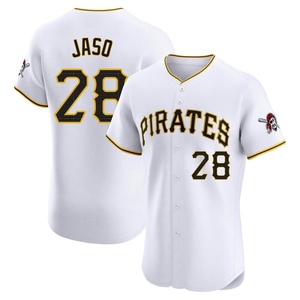 Men's John Jaso Pittsburgh Pirates Elite White Home Jersey