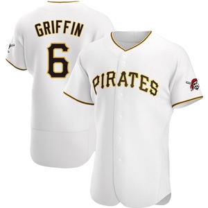 Men's Konnor Griffin Pittsburgh Pirates Authentic White Home Jersey