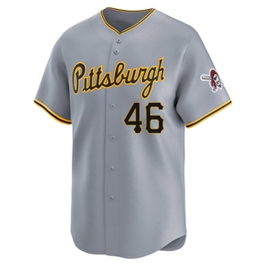 Men's Mason Montgomery Pittsburgh Pirates Limited Gray Away Jersey