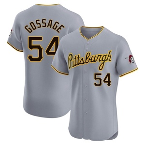 Men's Rich Gossage Pittsburgh Pirates Elite Gray Road Jersey