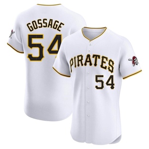 Men's Rich Gossage Pittsburgh Pirates Elite White Home Jersey
