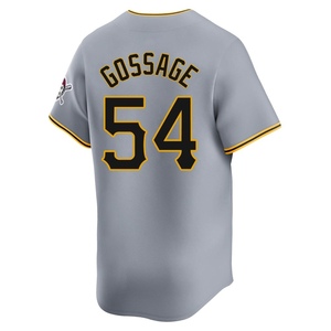 Men's Rich Gossage Pittsburgh Pirates Limited Gray Away Jersey