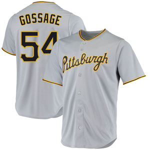 Men's Rich Gossage Pittsburgh Pirates Replica Gray Road Jersey