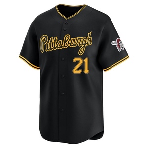 Men's Roberto Clemente Pittsburgh Pirates Limited Black Alternate Jersey