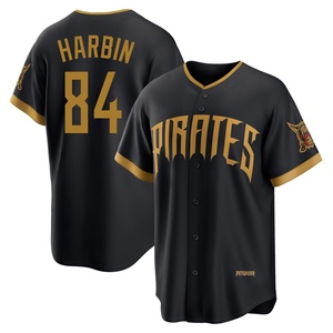 Men's Ryan Harbin Pittsburgh Pirates Limited Black 2026 City Connect Stadium Jersey