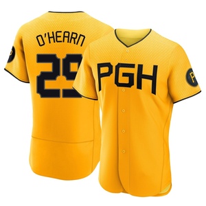 Men's Ryan O'Hearn Pittsburgh Pirates Authentic Gold 2023 City Connect Jersey