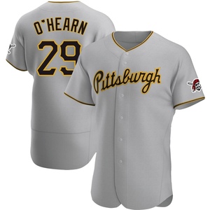 Men's Ryan O'Hearn Pittsburgh Pirates Authentic Gray Road Jersey
