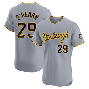 Men's Ryan O'Hearn Pittsburgh Pirates Elite Gray Road Jersey