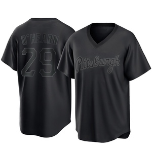 Men's Ryan O'Hearn Pittsburgh Pirates Replica Black Pitch Fashion Jersey