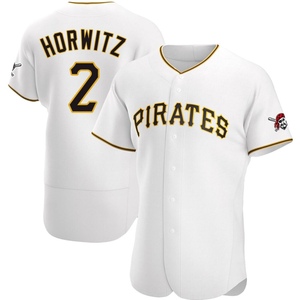 Men's Spencer Horwitz Pittsburgh Pirates Authentic White Home Jersey
