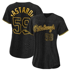 Women's Antonio Bastardo Pittsburgh Pirates Replica Black Snake Skin City Jersey