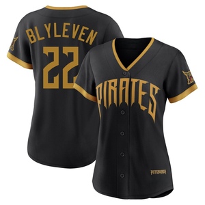 Women's Bert Blyleven Pittsburgh Pirates Limited Black 2026 City Connect Stadium Jersey