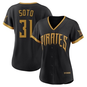 Women's Gregory Soto Pittsburgh Pirates Limited Black 2026 City Connect Stadium Jersey