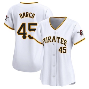 Women's Hunter Barco Pittsburgh Pirates Limited White Home Jersey