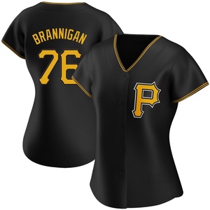 Women's Jack Brannigan Pittsburgh Pirates Authentic Black Alternate Jersey