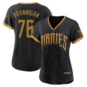 Women's Jack Brannigan Pittsburgh Pirates Limited Black 2026 City Connect Stadium Jersey