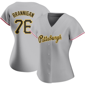 Women's Jack Brannigan Pittsburgh Pirates Replica Gray Road Jersey
