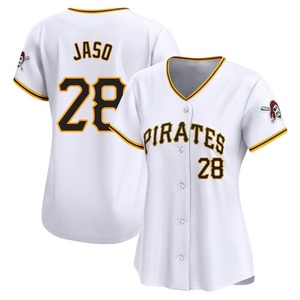 Women's John Jaso Pittsburgh Pirates Limited White Home Jersey