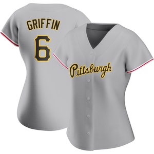 Women's Konnor Griffin Pittsburgh Pirates Replica Gray Road Jersey