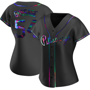 Women's Rich Gossage Pittsburgh Pirates Replica Black Holographic Alternate Jersey