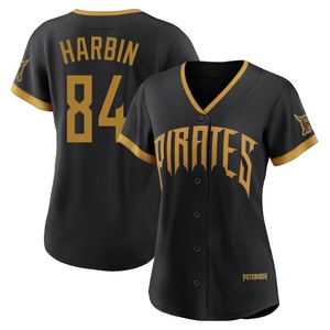 Women's Ryan Harbin Pittsburgh Pirates Limited Black 2026 City Connect Stadium Jersey