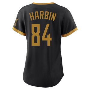 Women's Ryan Harbin Pittsburgh Pirates Limited Black 2026 City Connect Stadium Jersey