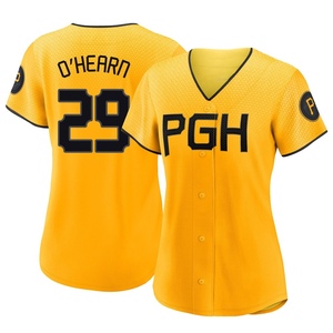 Women's Ryan O'Hearn Pittsburgh Pirates Replica Gold 2023 City Connect Jersey