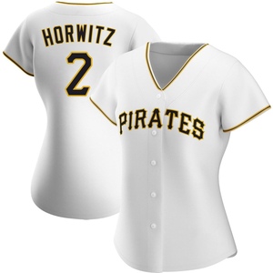 Women's Spencer Horwitz Pittsburgh Pirates Authentic White Home Jersey