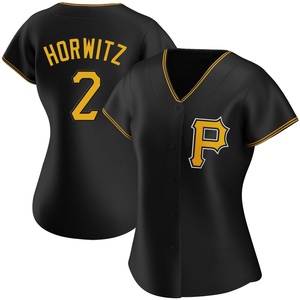 Women's Spencer Horwitz Pittsburgh Pirates Replica Black Alternate Jersey