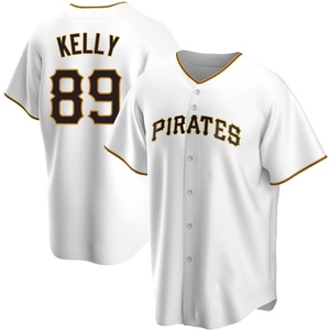 Youth Antwone Kelly Pittsburgh Pirates Replica White Home Jersey