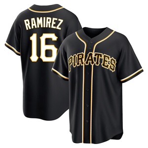 Youth Aramis Ramirez Pittsburgh Pirates Replica Black Fashion Out Jersey